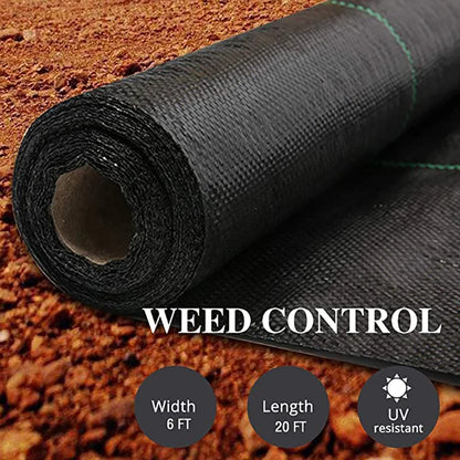 PP Woven Weed Control Fabric for Plant Anti Grass Agricultural Mulch Cloth Greenhouse Weeding Mat Water Permeable